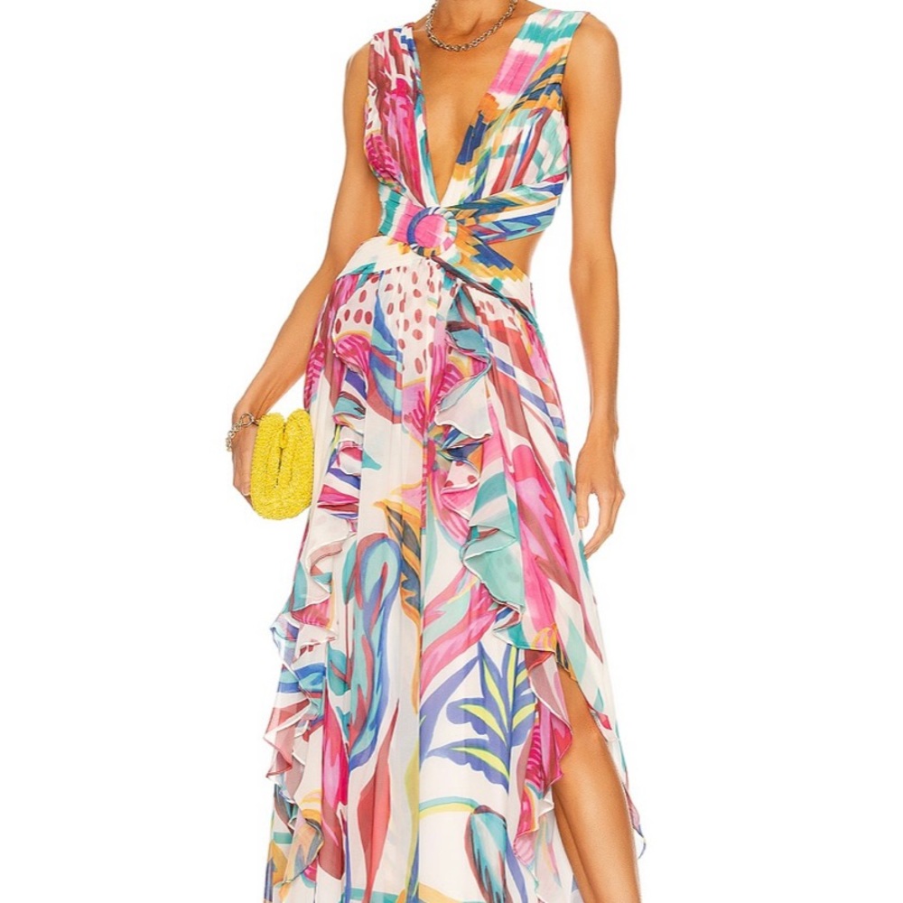 Patbo Flora Cut Out Dress